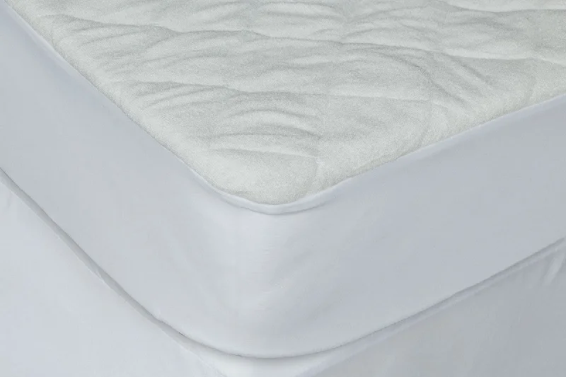 9" Waterproof Bamboo Terry Crib Mattress Pad Liner Mattress Cover Only