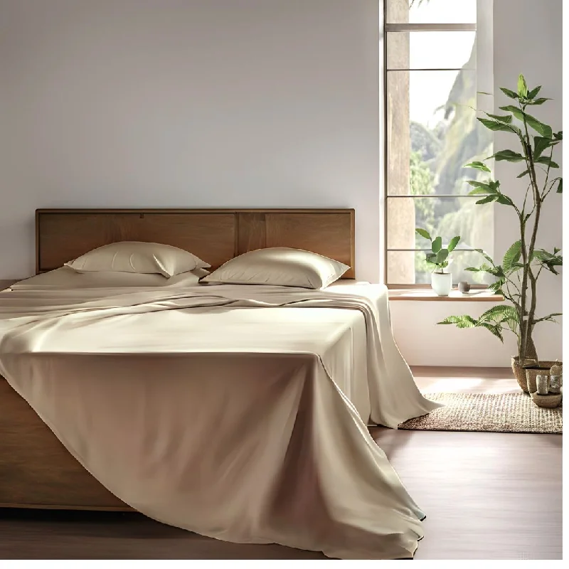 BARE Ø1 - 1000 THREAD COUNT PLAIN BEDDING SET