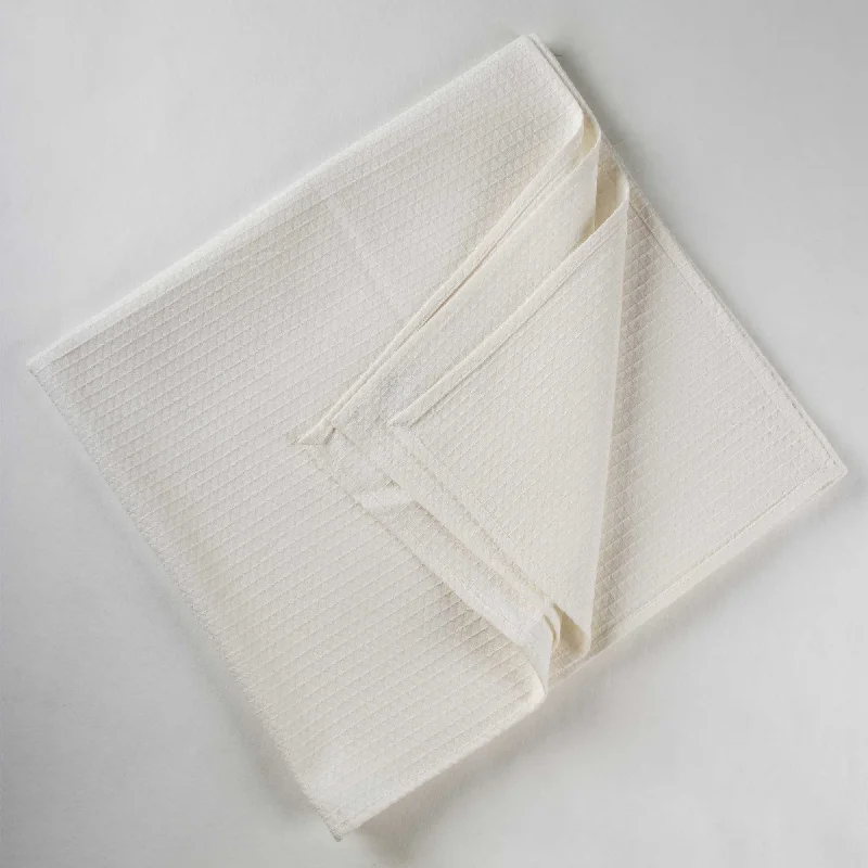 Off White Ultra Soft Indian Handcrafted Cotton Bath Towel Pack of 4