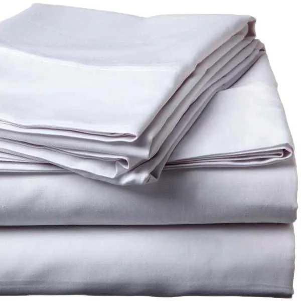 Whisper Soft 500 Thread Count Sateen Egyptian Cotton Fitted Sheet - Silver