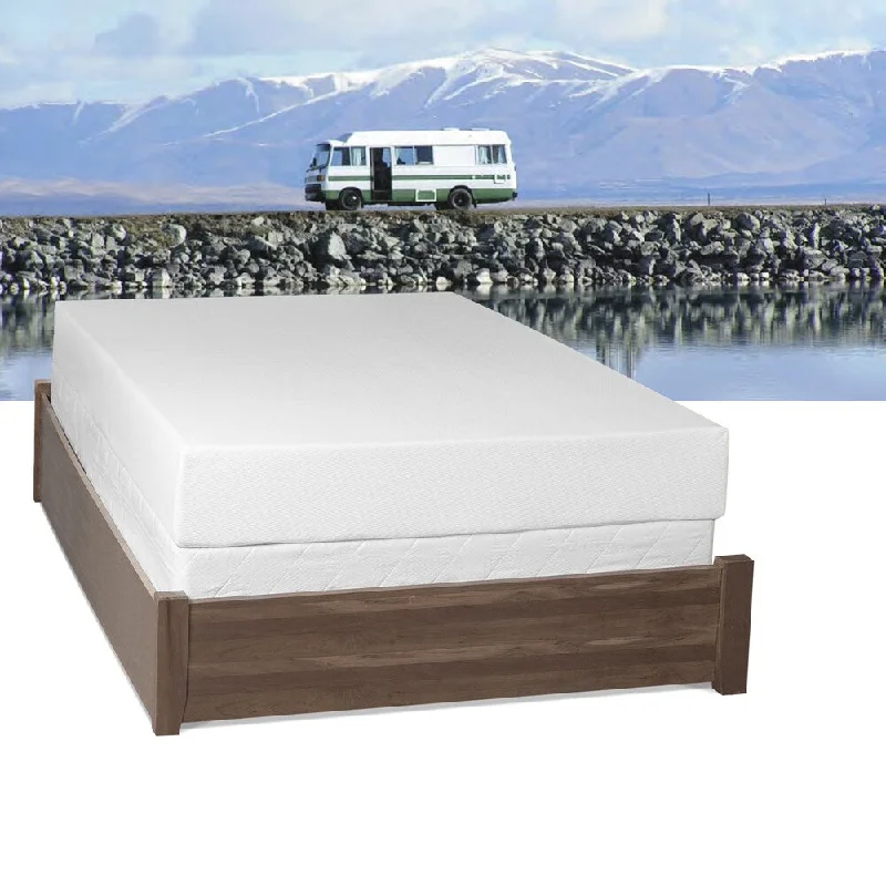 Select Luxury RV Medium Firm 10-inch Full Short-size Gel Memory Foam Mattress