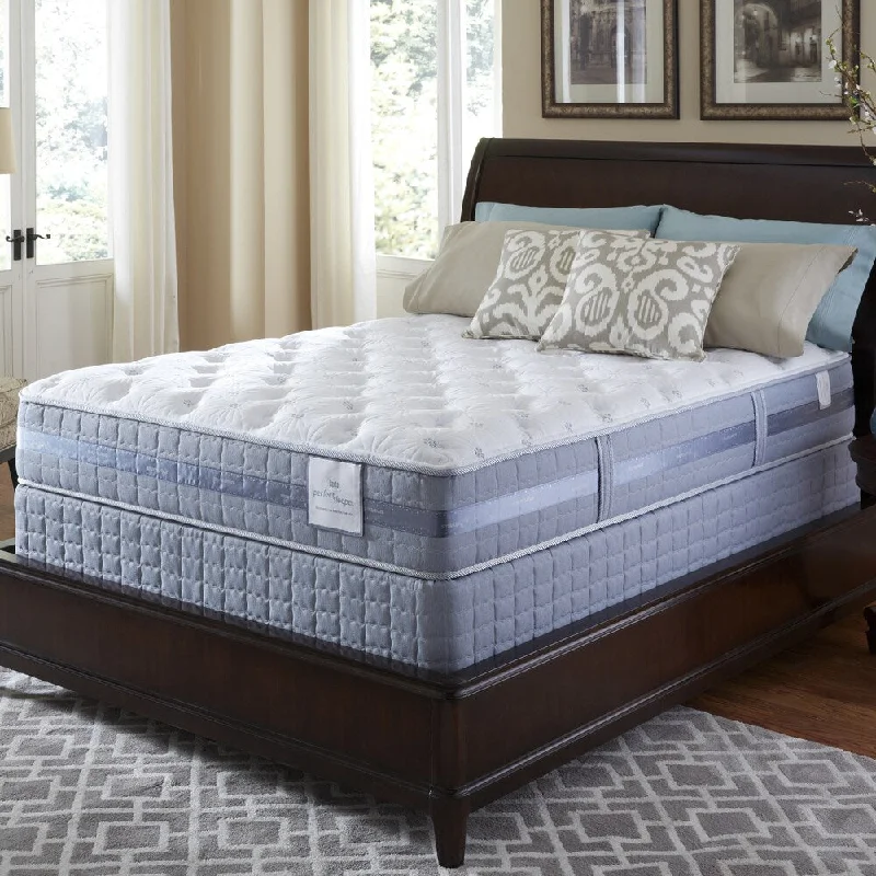 Serta Perfect Sleeper Resolution Plush Cal King-size Mattress and Foundation Set