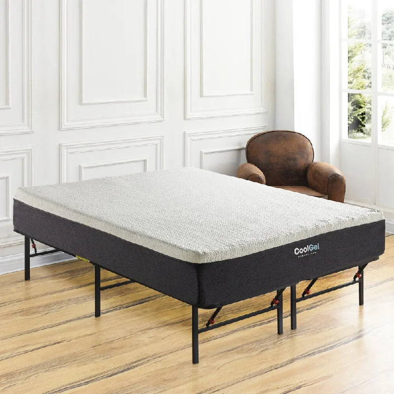 Classic Brands Alese 12-inch Cool Gel Memory Foam Mattress Set