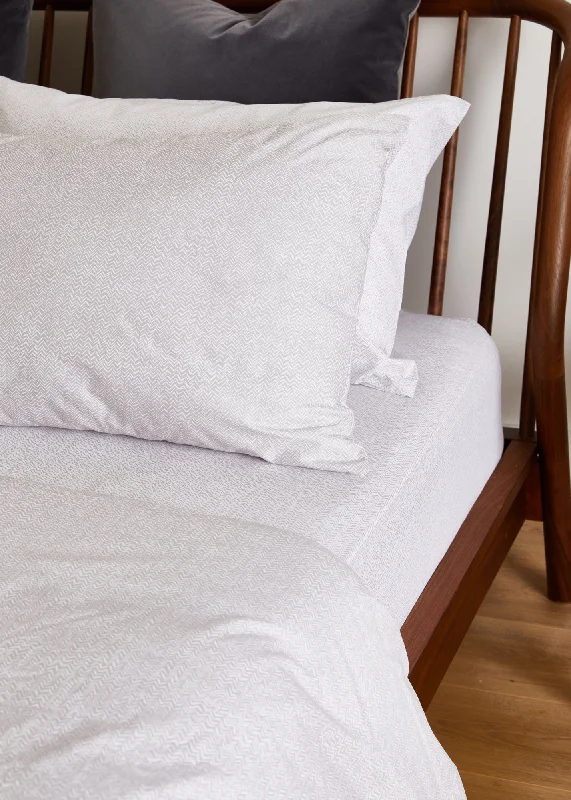 Foxford Nacre Weave Fitted Sheet