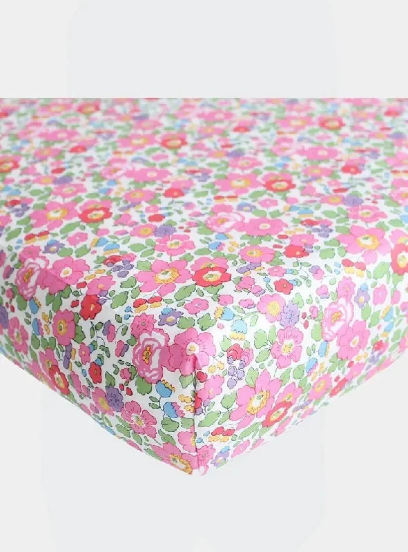 BETSY ANN PINK Liberty Fitted Sheet