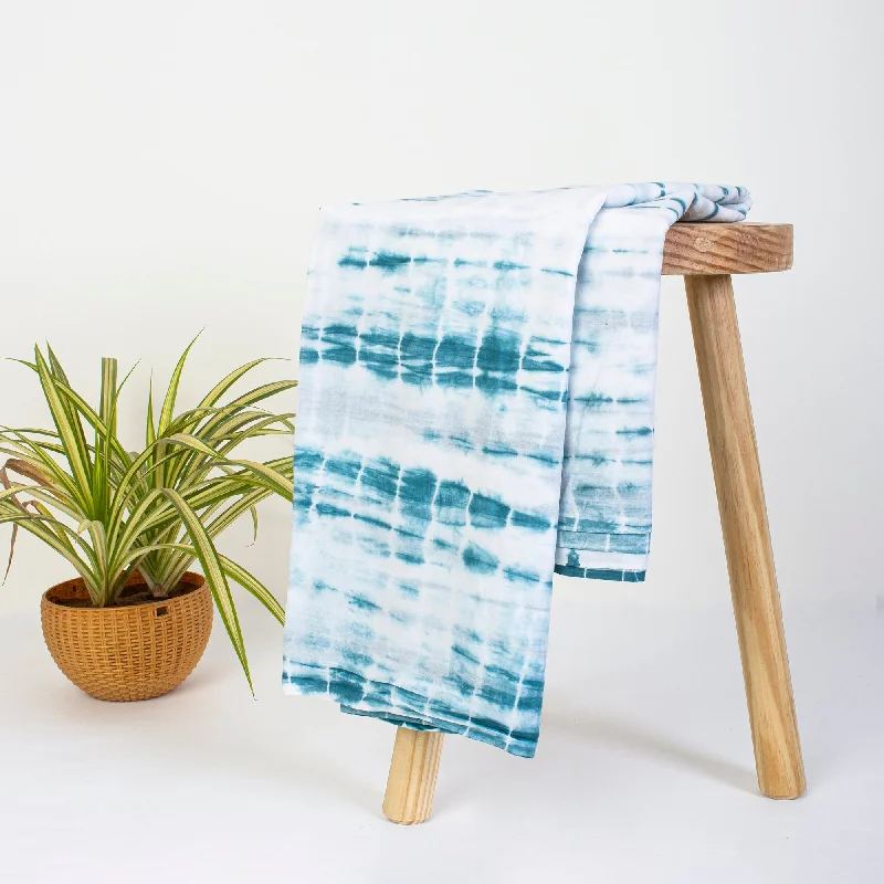 Stunning Blue Tie Dye Handmade Cotton Fabrics