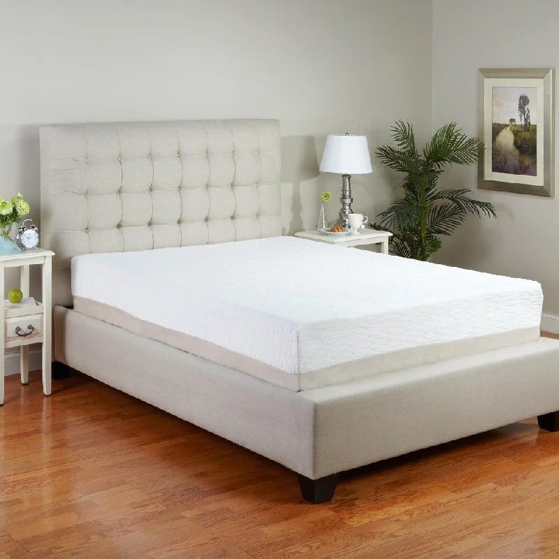 PostureLoft Sienna 11-inch King-size Latex Mattress - White