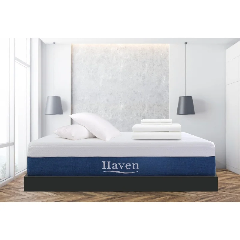 low-VOC mattress options for a healthier indoor air quality12" Haven Premier Foam - N/A