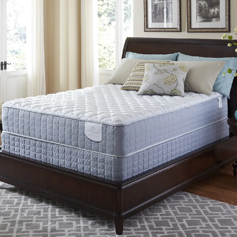 Serta Perfect Sleeper Luminous Cushion Firm Twin-size Mattress and Foundation Set