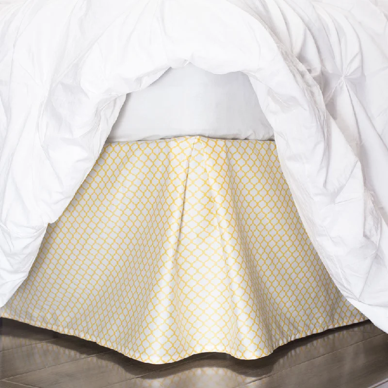 The Yellow Cloud Bed Skirt