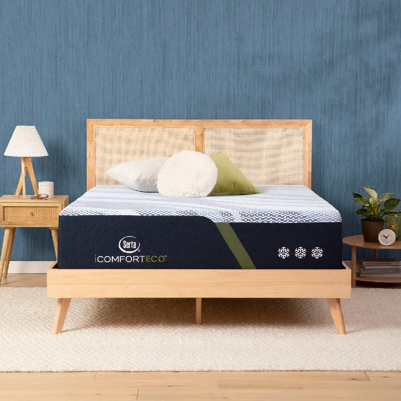 Serta iComfortECO F30LTX 14.75" Memory Foam Firm Mattress Set