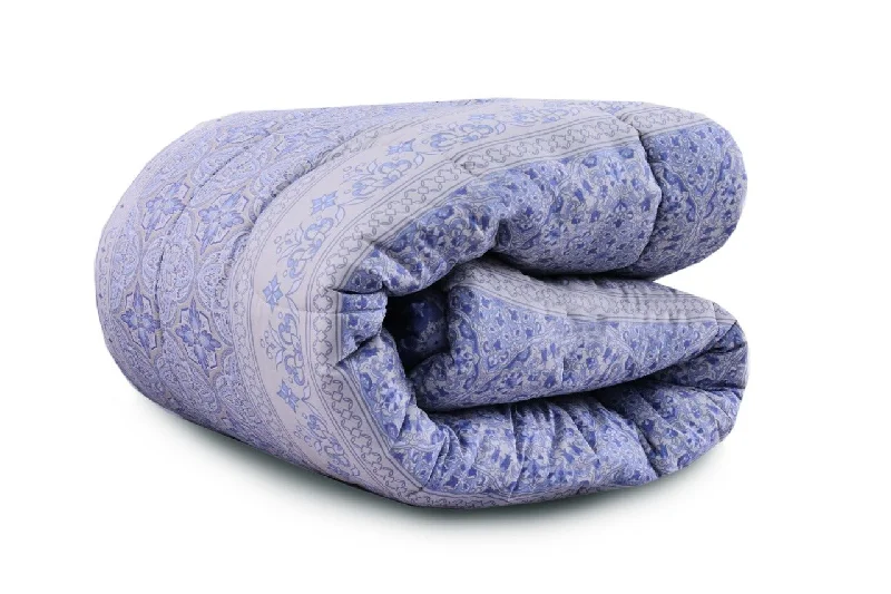 1 PC Single Comforter-Blue Bloom