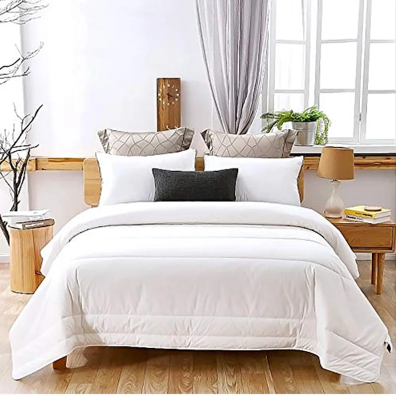 All-Season Wool Comforter Ausgolden Washable Soft Wool Quilt