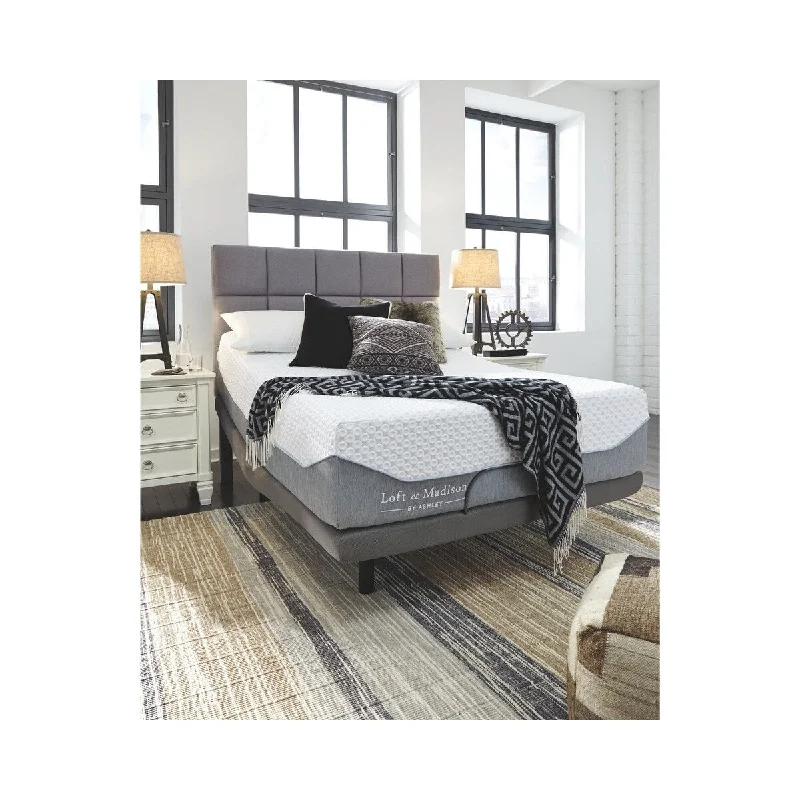 Signature Design by Ashley Loft and Madison 15 Plush 15 inch Twin XL White Mattress with MemGel