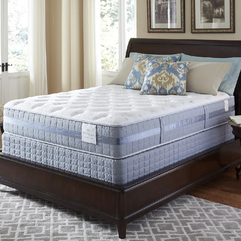 Serta Perfect Sleeper Majestic Retreat Plush Split Queen-size Mattress and Foundation Set