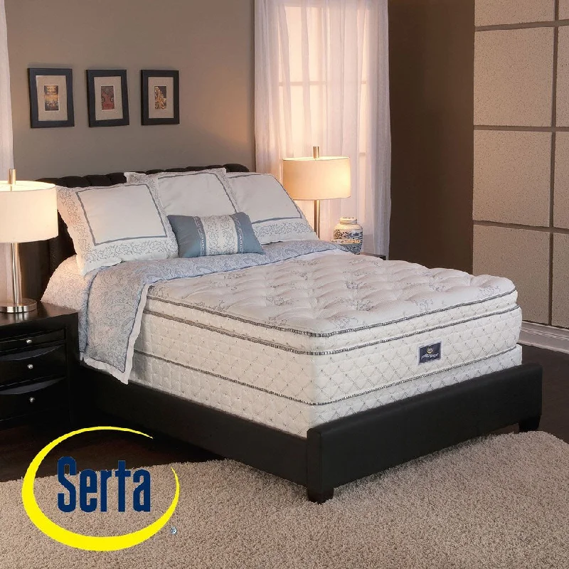 Serta Perfect Sleeper Conviction Super Pillow Top Queen-size Mattress and Box Spring Set