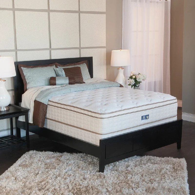 Serta Bristol Way Euro-top Split Queen-size Mattress and Box Spring Set