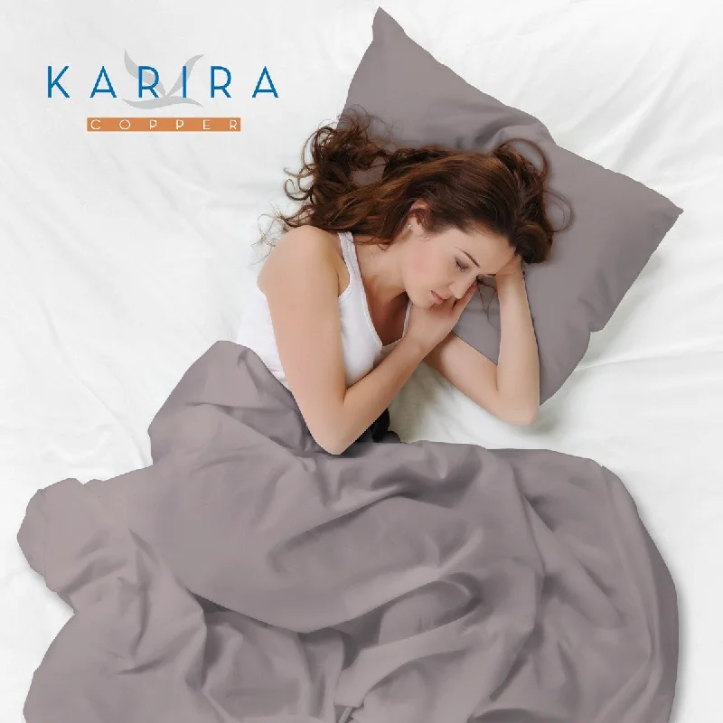 latex mattress that conforms to your body shapeKarira Copper- Copper Ion Infused Viscose from Bamboo - Queen 15"