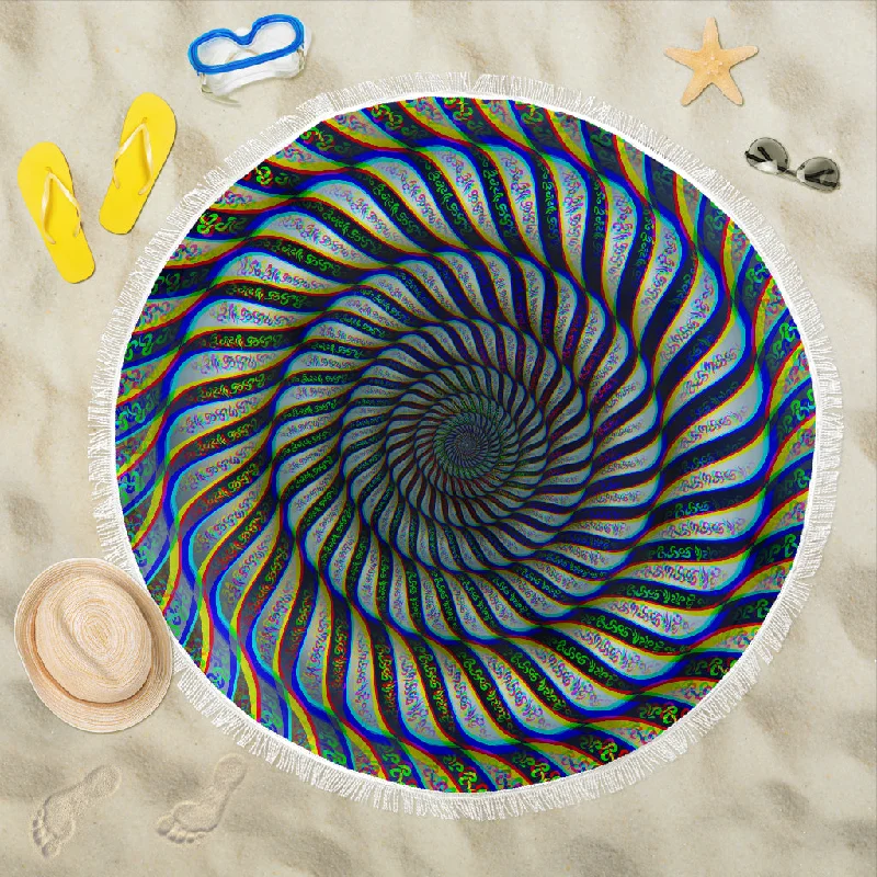 Phonetic Vortex Beach Blanket