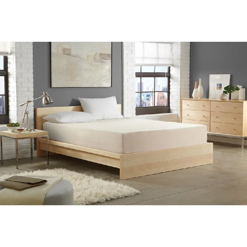 WHITE by Sarah Peyton 8-inch Convection Cooled Plush Support Queen-size Memory Foam Mattress