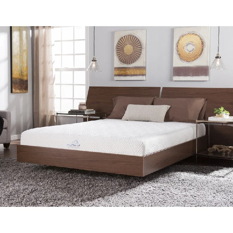 myCloud Stratus 8-inch Cal King-size Gel Memory Foam Mattress - Multi