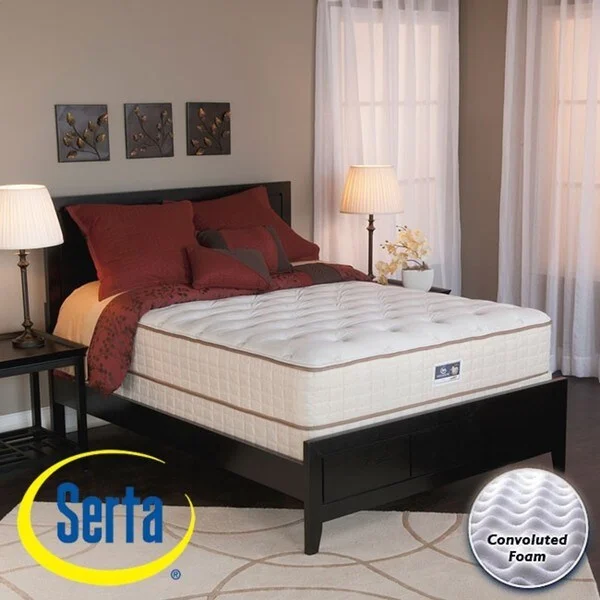 Serta Alleene Plush California King-size Mattress and Box Spring Set