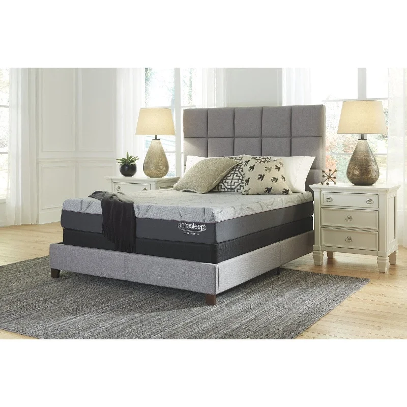 Signature Design by Ashley Palisades 10 Inch Foam Mattress with Head-Foot Model-Good Adjustable Bed Frame